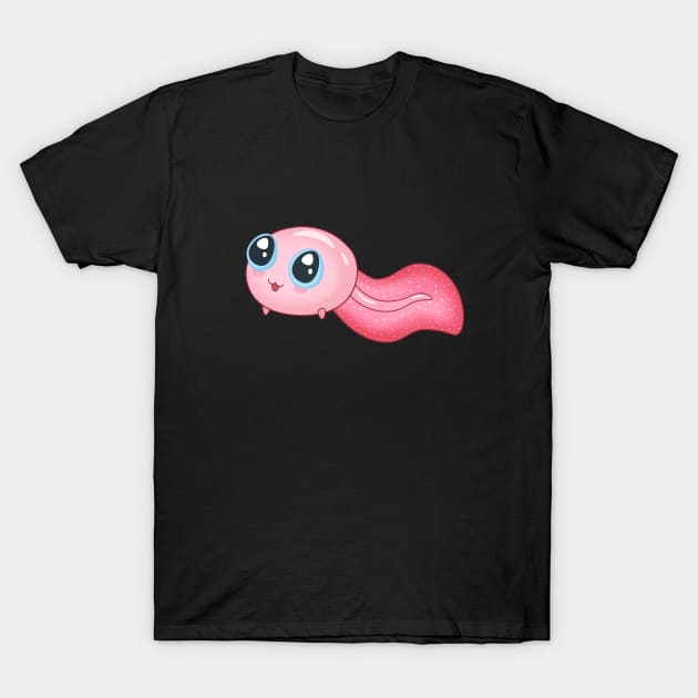 Red Tadpole T-Shirt by Purrfect